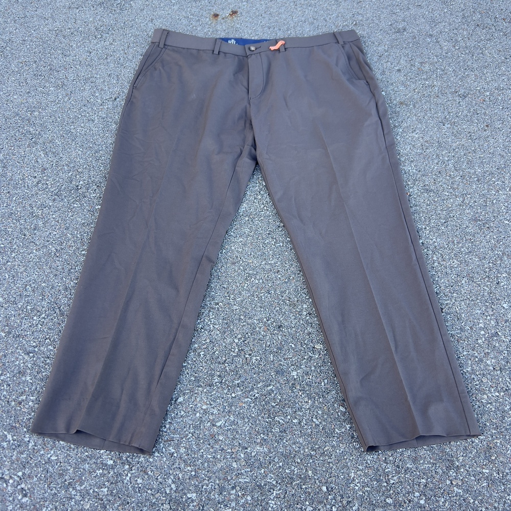 Lauren Ralph Lauren Pants Mens 40x32 Black Label Stretch Flat Front Dress Slacks